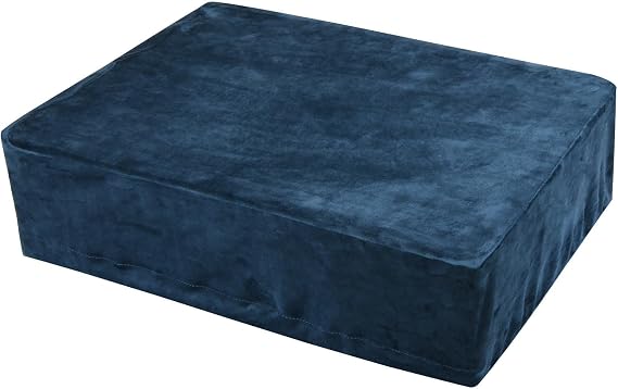 Short Plush Cloth Dust Cover Compatible with AT-LP120XUSB Turntable, Lightweight Protective Case Shielding from Dust Light and Scratches, Spandex Fabric for Home(Blue)