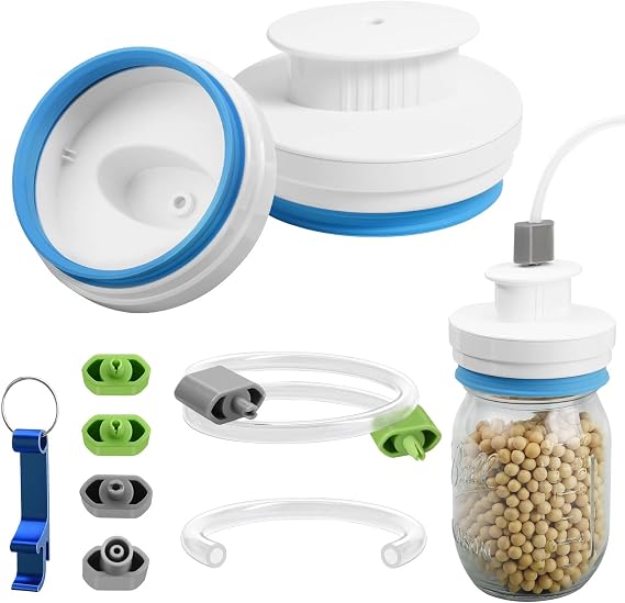 Jar Sealer for Mason Jars, Regular & Wide Mouth Mason Jar Vacuum Sealer Kit