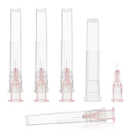 34 Gauge 5/32 Inch Needle, Luer Lock 100 Pack | 34G 4mm needle Labs Tools Accessories , Individually Wrapped