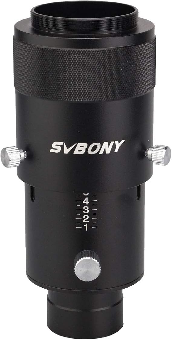 SVBONY Eyepiece Projection Adapter, Extendable Prime Focus for Photography