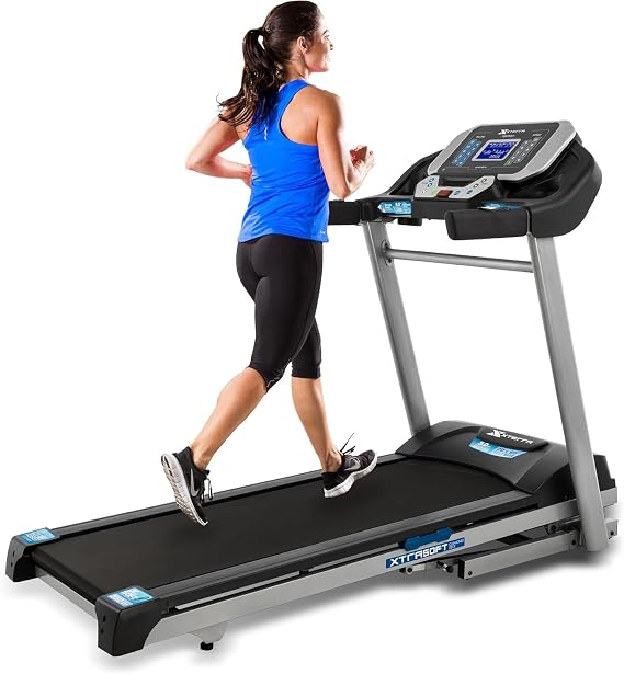 Xterra Fitness Sport Series Premium Folding Smart Treadmill, Handlebar Speed and Incline Controls, Large XTRASoft Cushioned Running Deck, Built-in FTMS-Enabled Bluetooth with XF Connect Fitness App