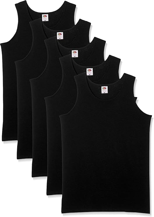 Fruit of the Loom Men's Athletic Lightweight Vest (Pack of 5)