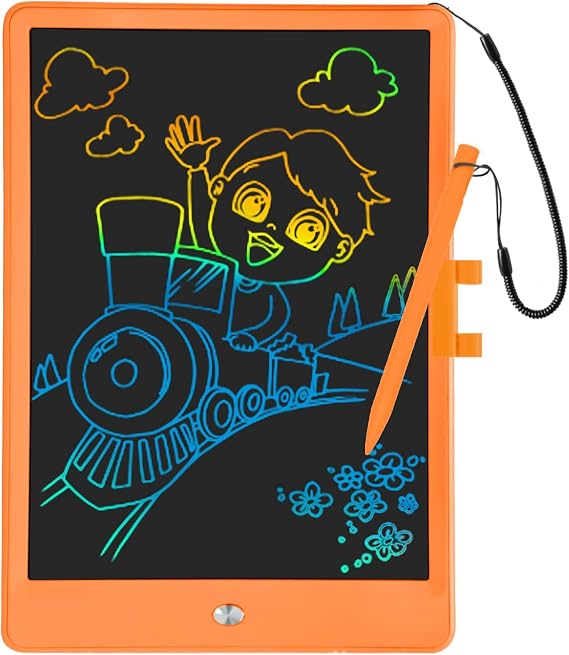 YTTUR LCD Writing Tablet for Kids 10 Inch Reusable Drawing Pad Colorful Toddler Writing Board Electronic Drawing Tablet Educational and Learning Toys for Boys Girls