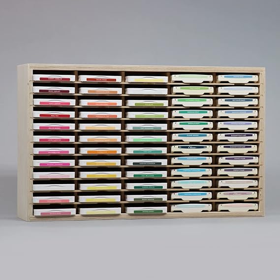 Stamp-n-Storage Standard Ink Pad Holder - Stores 60 Stamp Pads (Wall Mount)