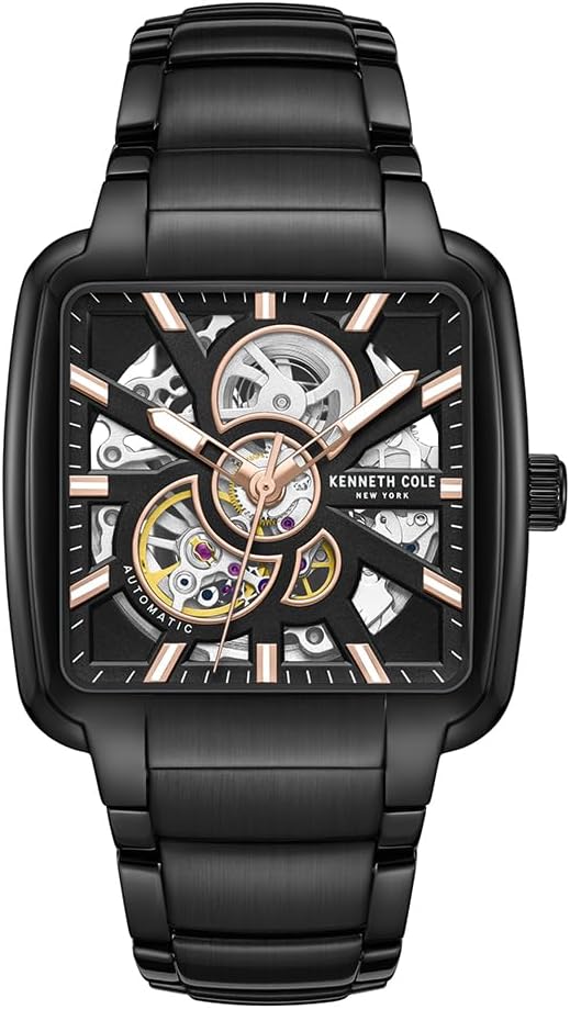 Kenneth Cole Men's Automatic Analog Watch with Stainless Steel Strap KCWGY0046503