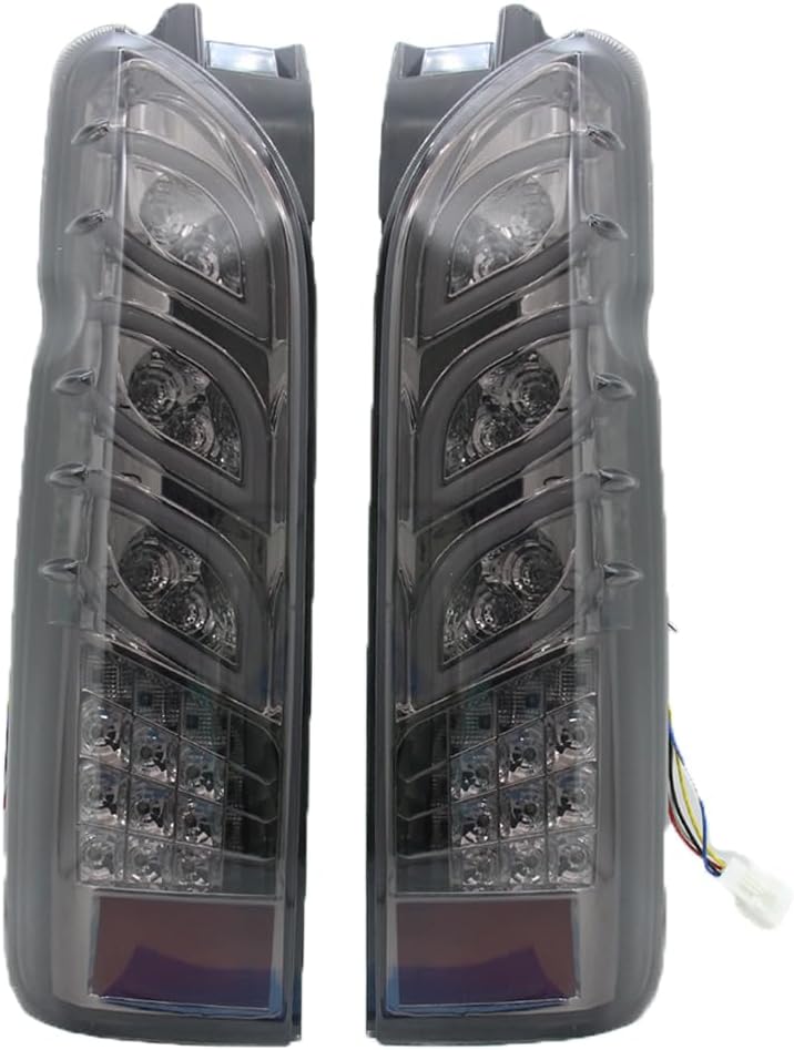 Car Rear Tail Light Assemblies for Hiace 2005-2009 2010 2011 2012 2013 2014 2015 2016 2017, Car Tail Light Brake Lamp Tail Lamp Led Taillight Replacement Car Accessories