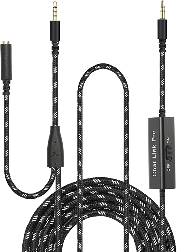 HD60 S+ Chat Link Pro Cable Replacement for Elgato Capture Cards - Compatible with Elgato HD60 X, HD60PRO, Chat Adapter for Nintendo Switch, Xbox One and PS5 Includes in-Line Audio Isolator