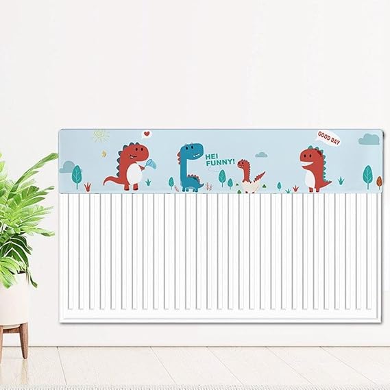 Radiator Cover – Dust Fits Plus Home Decoration for Soft Short Velvet Length Modern Half-cover Layout For Easy-tie Installation Fabric Radiators up 220 for Cm Protection (40 cm Width)(40CM)