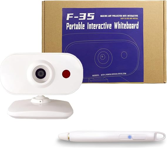 Interactive Whiteboard System -Smart Whiteboard with Electronic Pen, Compatible with Long Focus Projection, for Home Office Classroom and Presentation, Only for Windows