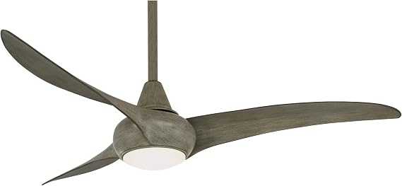 Minka-Aire F844-DRF Light Wave 52" Ceiling Fan with LED Lights & Remote, Driftwood