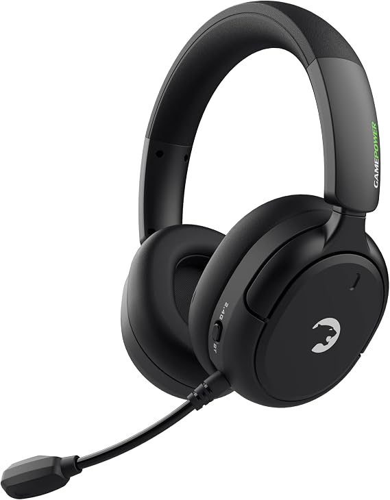 GamePower Aero Ultra Black Triple Mode (Wireless/Bluetooth/2.4G) Gaming (Player) Headset