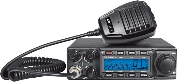 CRT SS 9900V AM, FM, LSB, USB, CW 28-29.7Mhz, ASQ, Roger Beep, 12V and Sticky Pad Blue package included