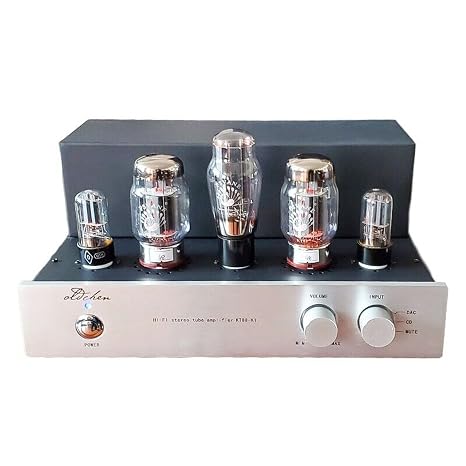 Oldchen KT88-K1 Tube Amplifier, Single-Ended Class A Integrated Amplifier 6H8C 5U4G KT88 Vacuum Tubes Amp for Home Audio, High-Fidelity Stereo Speaker