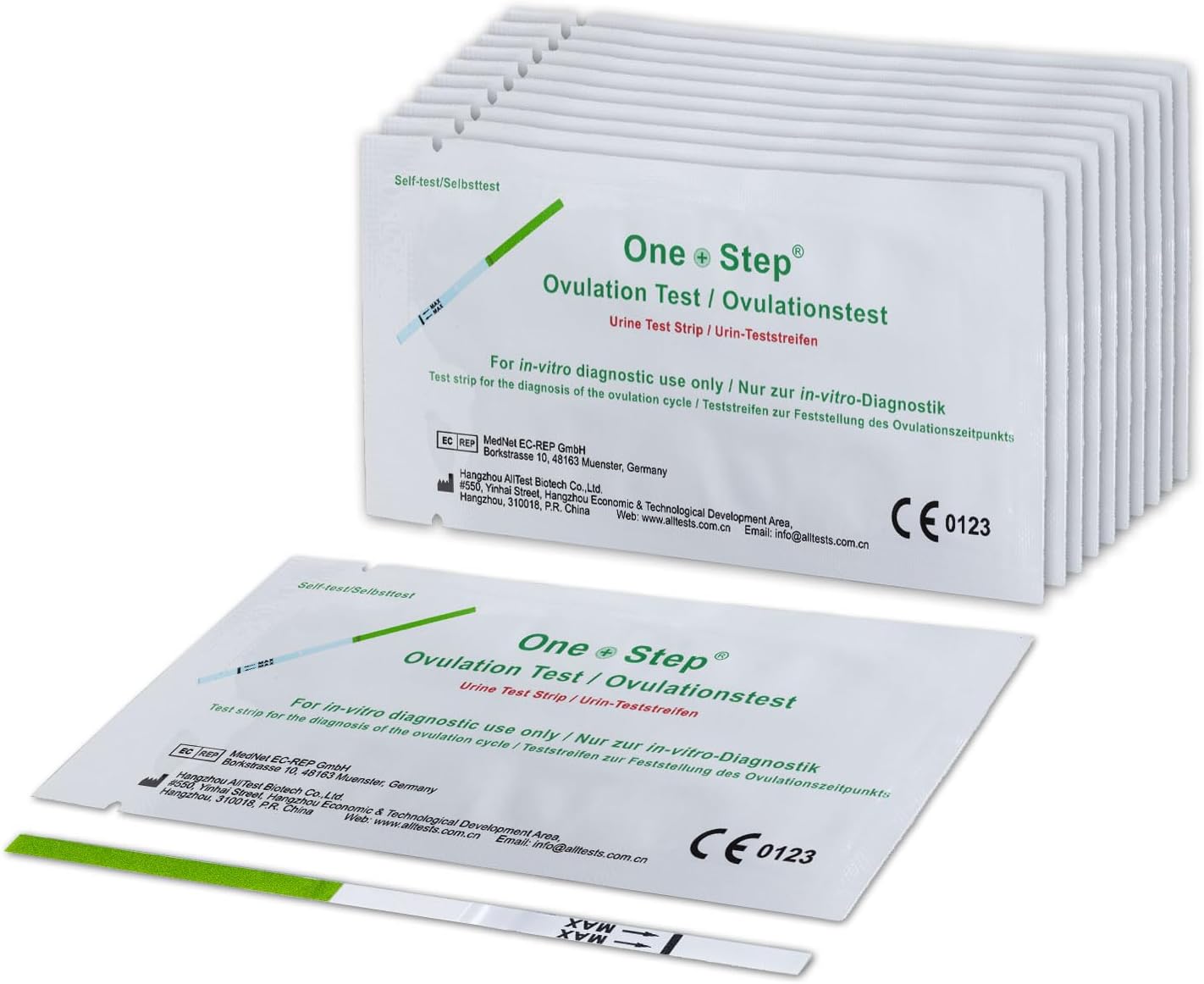 30 x One Step Ovulation Strips 20miu/ml Test Kit Sensitive Fertility Predictor Testing Sticks (Wide Width)