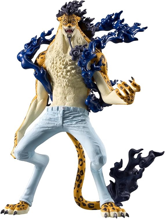 Banpresto BP89629P One Piece Rob Lucci Collectible, sağlam, çok renkli, Mediano