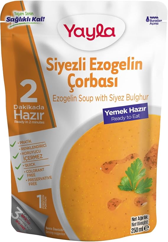 yayla Einkorn Ezogelin Soup, 250 gr Single package