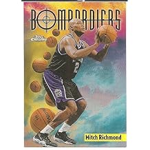 Mitch Richmond 1998-99 Topps Chrome Season's Best Bombardiers Refractor Sacramento Kings Insert Card #SB7