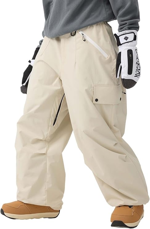 GSOU SNOW Baggy Snowboard Pants Womens Mens Snow Pants Ski Pants