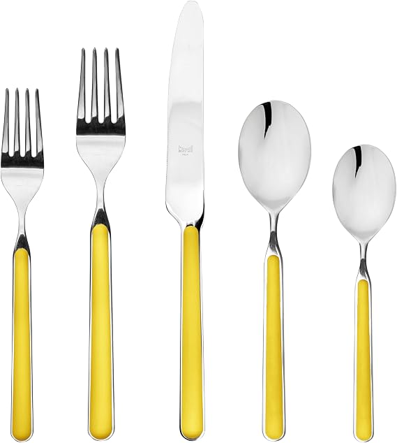 MEPRA Flatware Set, Yellow
