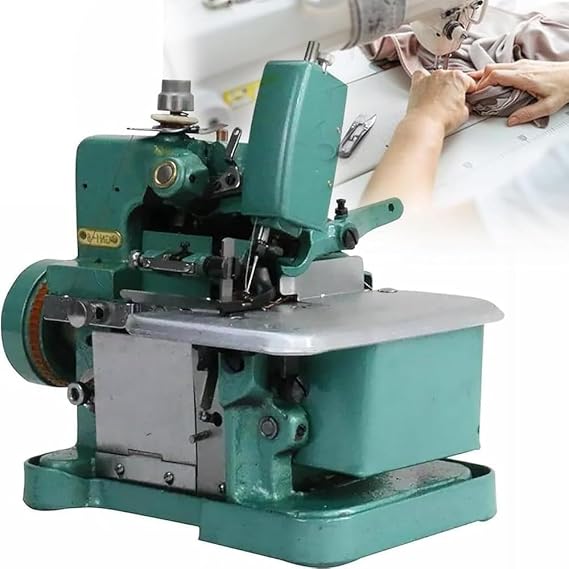 Overlocker Serger Machine Serger Industrial/Adjustable Stitch Length & 3000 Stitches Per Minute, with 3 Stitch Capability, Overlock Sewing Machine for Hemming Sewing