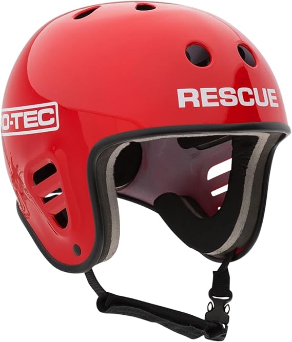 Pro-Tec Full Cut Water Rescue Helmet Gloss Red Small