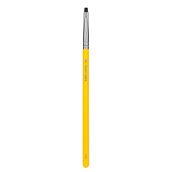 Bdellium Tools Professional Makeup Brush - Studio Series 761 Tight Liner - With Soft Synthetic Fibers, For Precise Application of Eyeshadow (Yellow, 1pc)