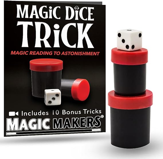 Magic Makers Easy Magic Trick Dice Mind Reading Effect