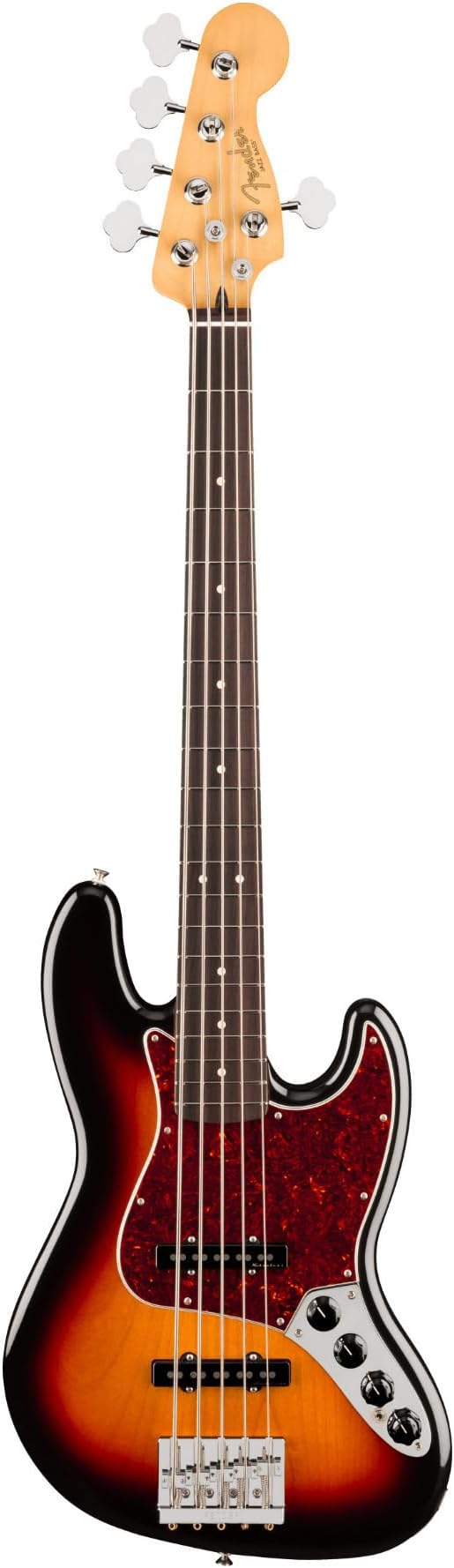 Fender Player II Modified Active Jazz Bass V - 3-tone Sunburst, Rosewood Fingerboard | Rosewood Fingerboard