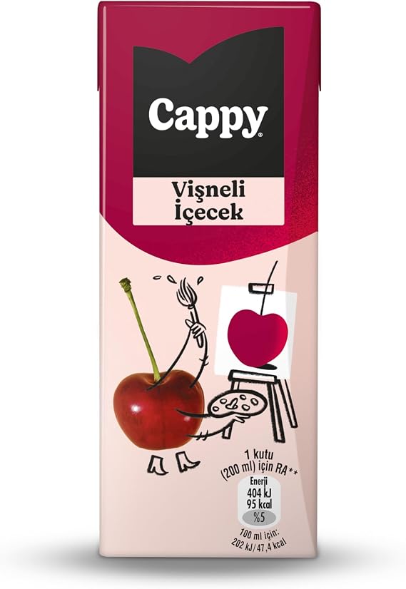 Cappy Vişneli İçecek Karton Kutu 27x200 ml