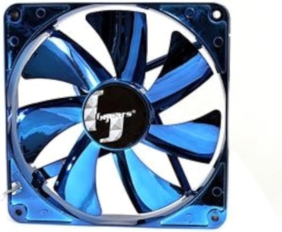 Bgears b-ice 140mm Blue LED Fan with Blue Chrome Coating
