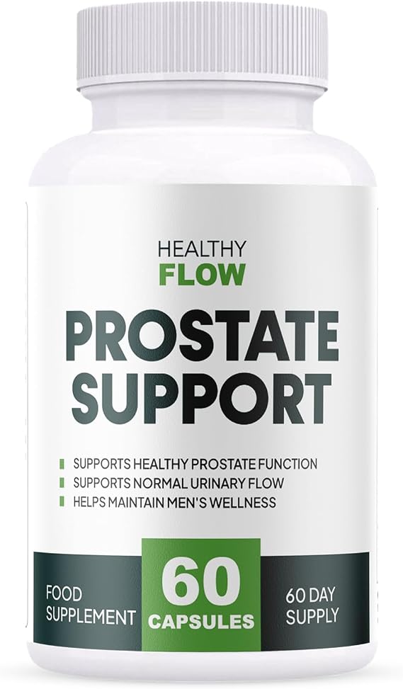 Healthy Flow Prostate Support 60 Capsules Non GMO Food Supplement