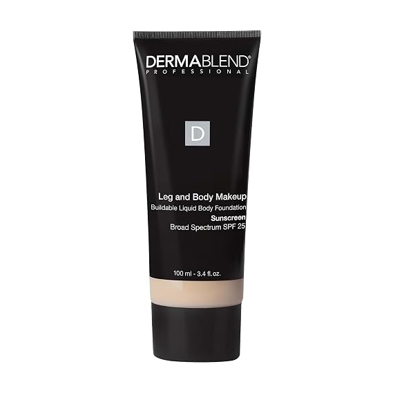 Dermablend Leg & Body Makeup Foundation SPF 25, 0N, 3.4 fl oz