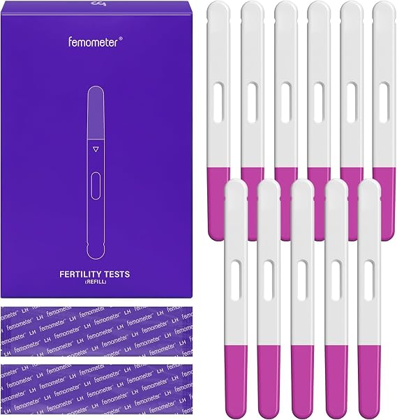 Femometer Ovulation Test Strips, 20 Packs, Only for IVY103 | Over 99% Accurate Result, LH Test Strips for Women, Fertility Test Strips, Powered by femometer Ovulation Tracker App