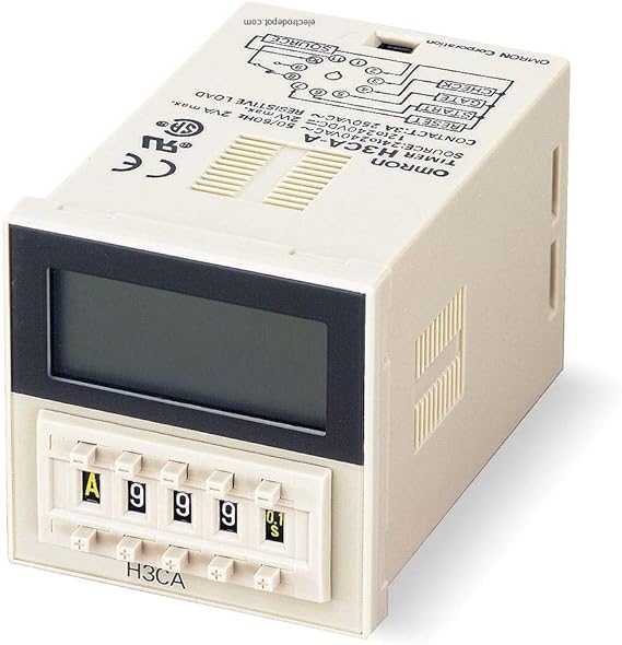H3CA-A Multi-Function Timer; SPDT; Cur-3A; Ctrl 24-240/VAC/DC; 11 Pin DIN ed