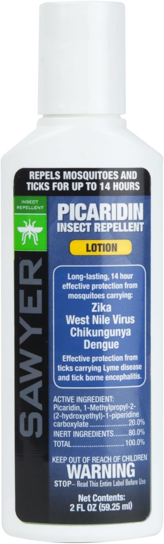 Sawyer Products SP562 Picaridin Insect Repellent Lotion, 20% Picaridin, 2-Ounce