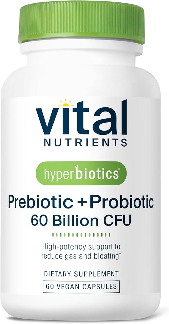 Vital Nutrients Prebiotic & Probiotic, 60 Vegan Capsules