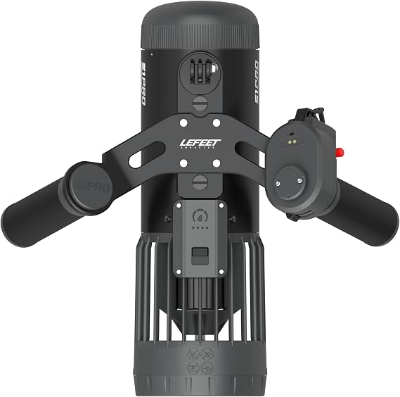 LEFEET Underwater Scooter S1 Pro, 3 Speed Adjustments, Max Speed 6.5km/h ,Modular Sea Scooter with Action Camera Mount, 40M Depth Rating for Water Sports Diving, Snorkeling, Swimming, Freediving