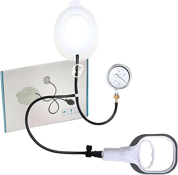 Vacuum Bell Pectus Excavatum - Pigeon Chest Support,With Pressure Gauge(M)