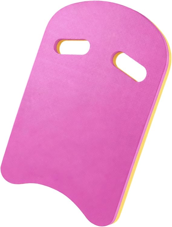 Swimming Float, Kickboard Swimming Equipment for Adults and Kids, Swimming Floats for Training and Practice, Pink Float Board with Comfortable Grip Design, Lightweight and Buoyant