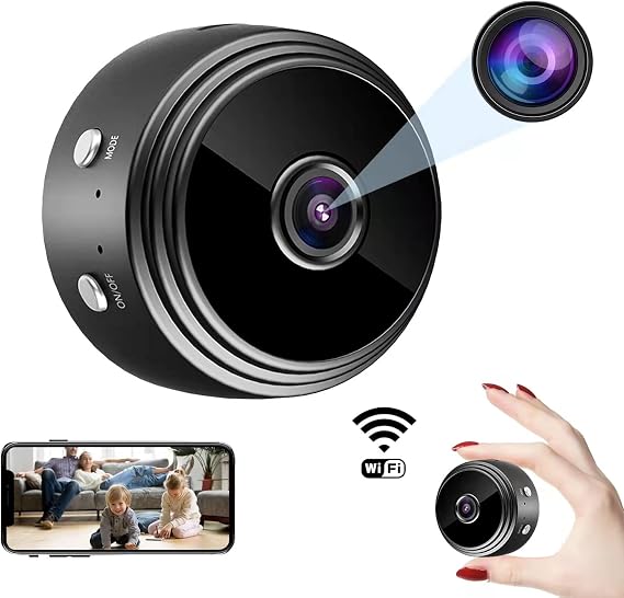 Mini WiFi Camera 1080p Nanny Camera Motion Detection Alarm Activation Infrared Camera Surveillance Security System Child Care