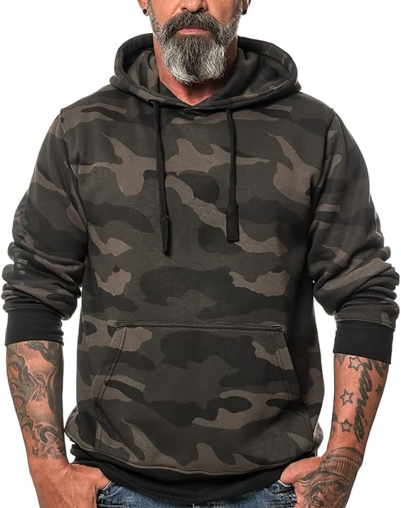 ROCK-IT Apparel® men's hoodie worker hoodie hoodie sweatshirt men's hoodie size XS-5XL 380g high quality and very soft black navy camouflage grey