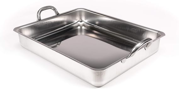 Matfer Bourgeat Stainless Steel Roast Pan, 17"x13 3/4"