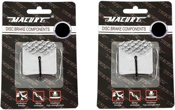 YD-03 Ceramic & Metallic Disc Brake Pad Compatible with NUTT 4 Piston Hydraulic Disc Brake Compatible with some DUALTRON KAABO Electric Scooters MTB 2 PAIRS B