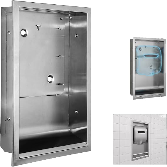40502 Recess Kit Compatible with XLERATOR Hand Dryer, 16 3/8" W 26" H