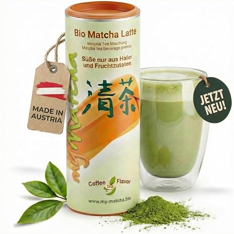 myMatcha Organic Matcha Latte 200 g No Added Sugar Vegan (AT-BIO-301)