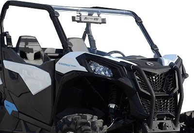 SuperATV Full Windshield compatible with Can-Am Maverick Trail