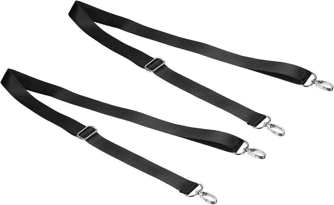 PATIKIL Shoulder Strap, Nylon Adjustable Replacement Strap with Metal Swivel Hooks for Bag