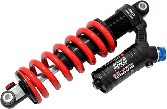 DNM BURNER-RCP2S MTB DH Bike Rear Shock 220mm 550 lbs, Red Coil Spring, ST2743