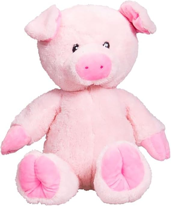 Cuddly Soft 8 inch Stuffed Pink Pudge the Pig...We Stuff 'em...You Love 'em!