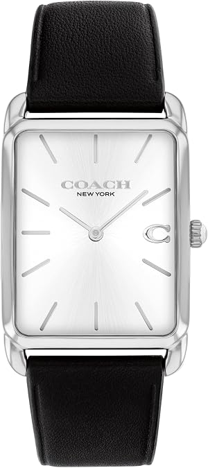 Coach Elliot Mens 2H Quartz Watch with Tank Case